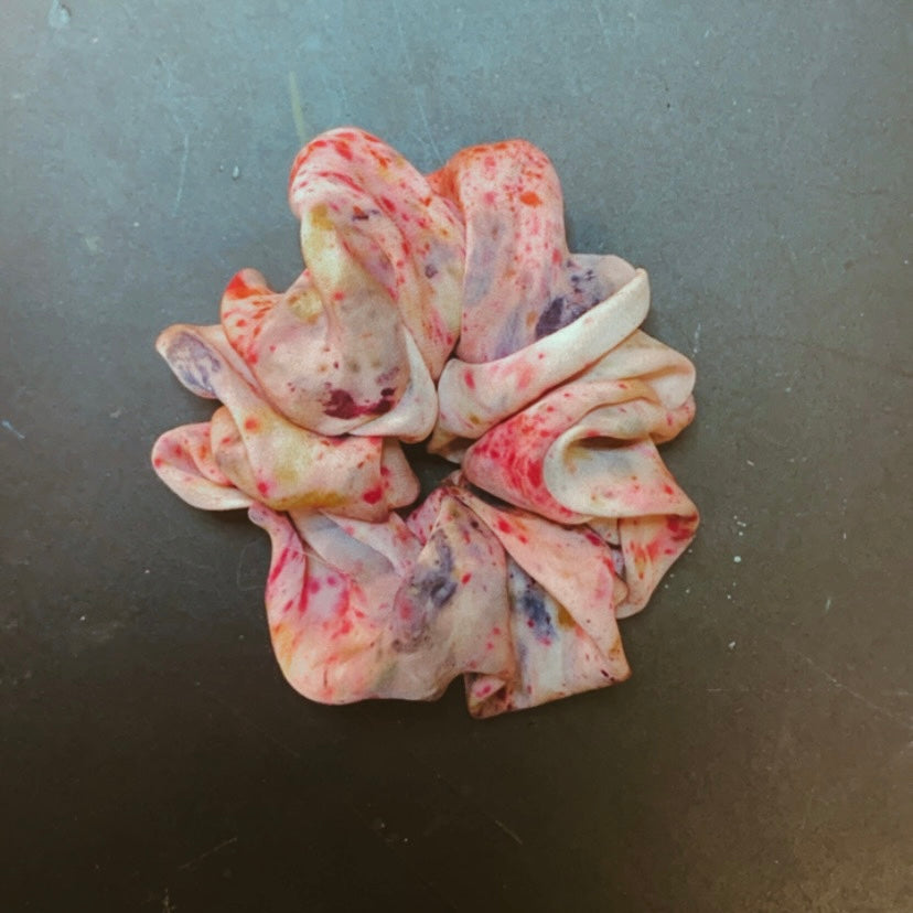 Confetti Silk Scrunchie