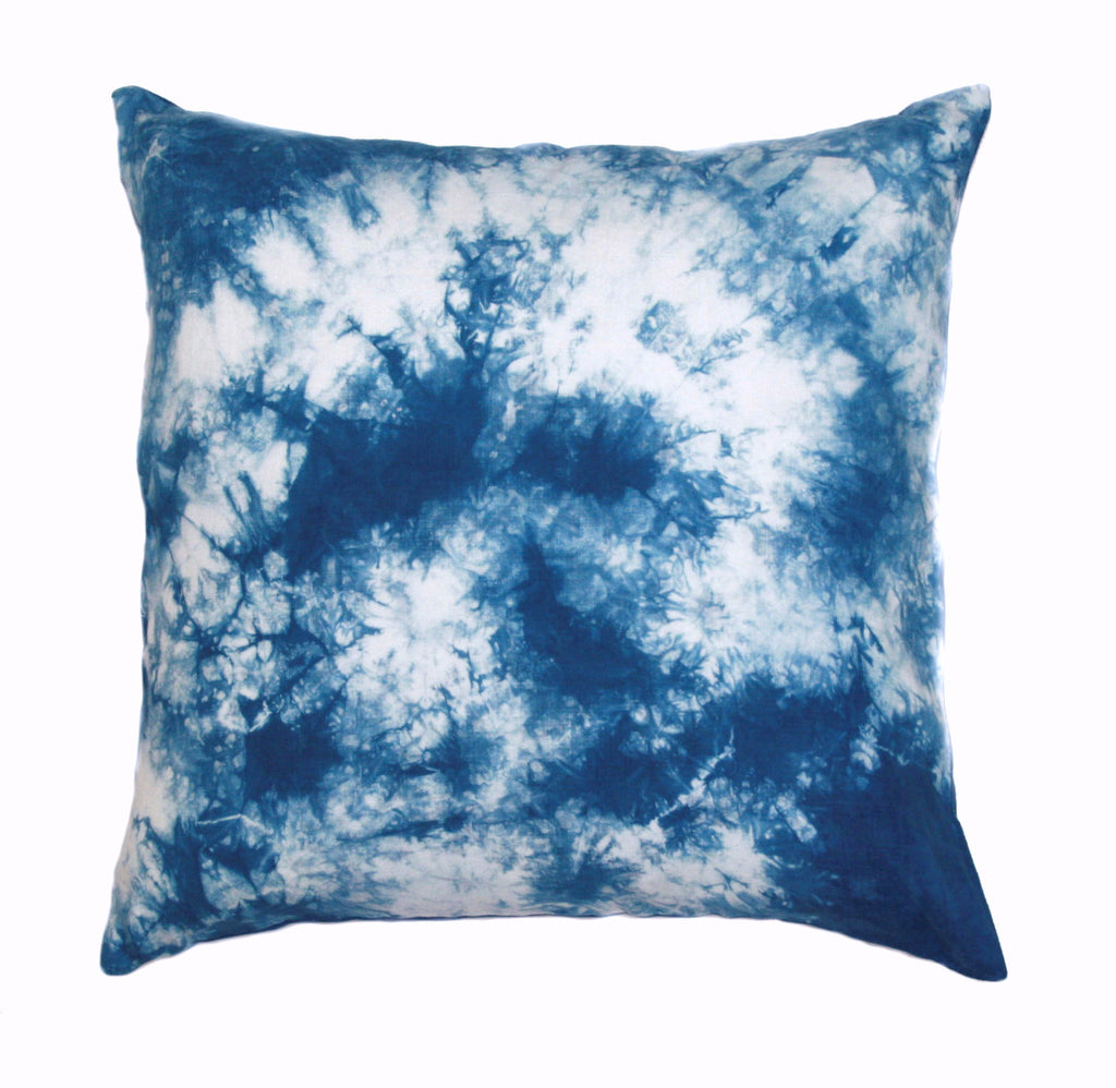 Indigo Shibori Nebula Pillow