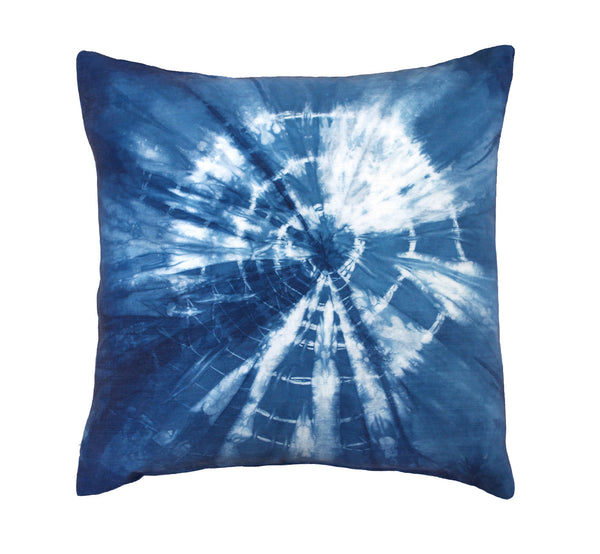 Indigo Shibori Peacemaker Pillow
